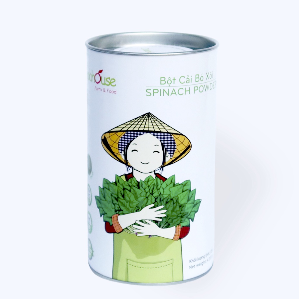Bột bó xôi hữu cơ sấy lạnh Dalahouse hộp 120g