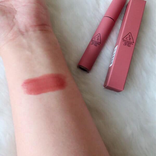 Son 3CE Velvet lip tint hồng đất mã near and dear