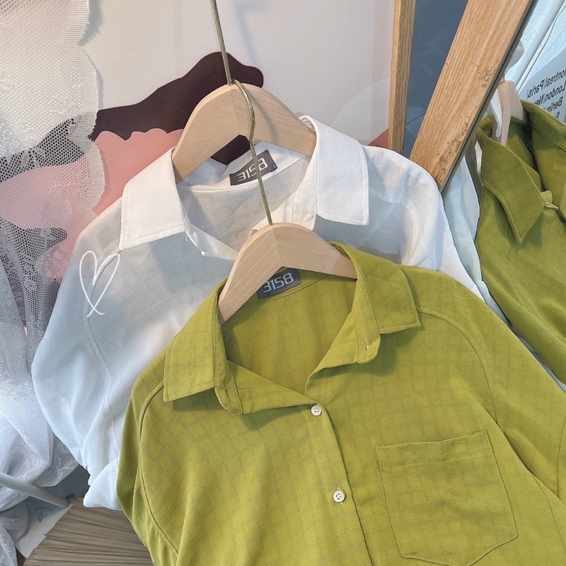 Sơ Mi Rũ mềm ko nhắn