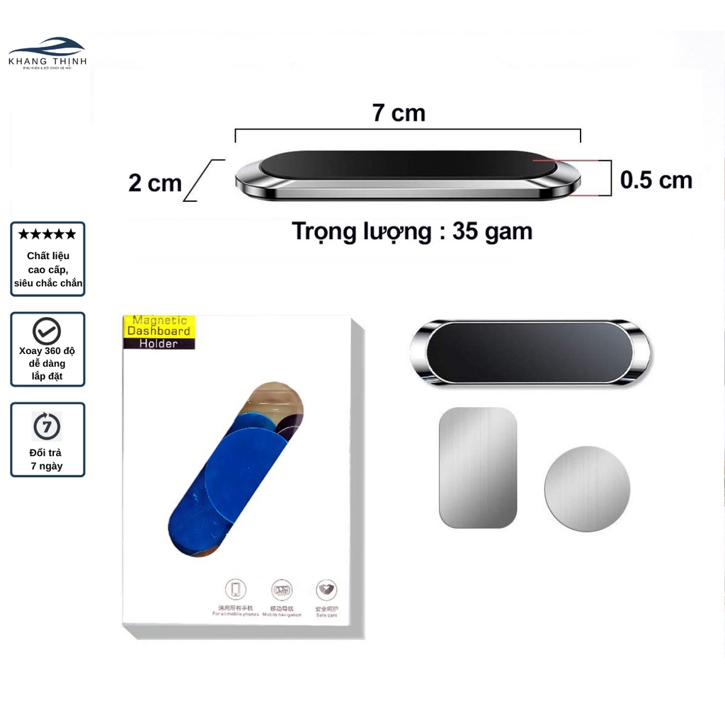 Giá đỡ điện thoại, hit điện thoại trên ô tô, kẹp điện thoại xe hơi, xe máy hit nam châm 360 độ