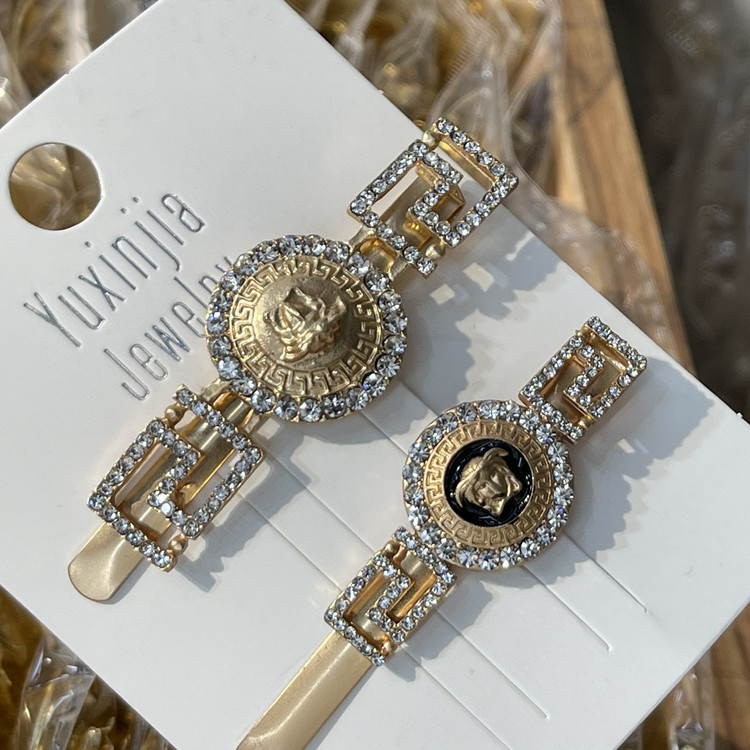 Set 5 Kẹp Tóc Đính Đá Phong Cách Baroque Thời Trang
