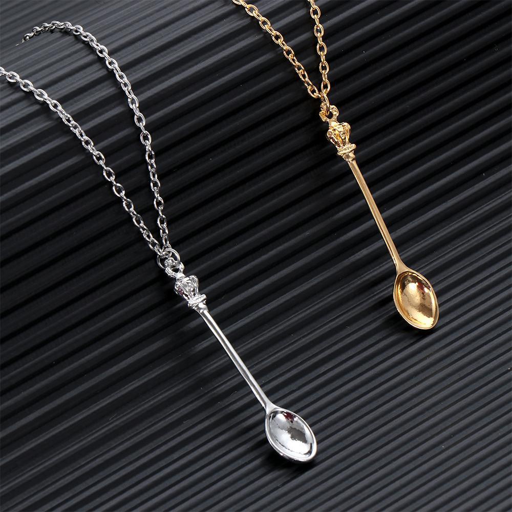 Vòng Cổ Trang Sức CLEVER|Muỗng Hình Vương Miện Mini Xinh Xắn