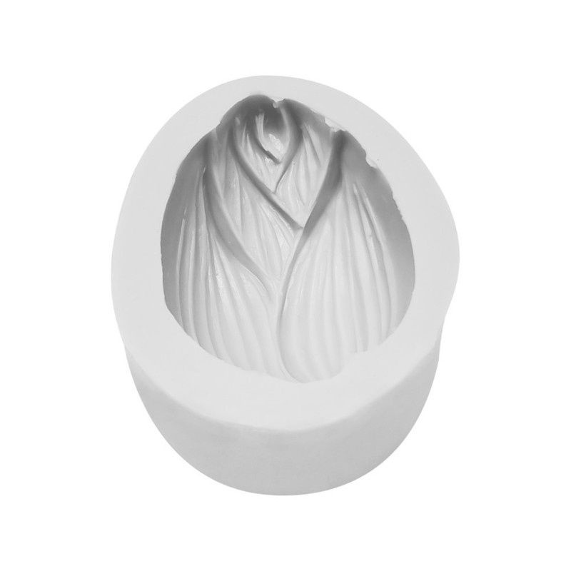 Khuôn silicon hoa Lá sen tạo hình độc đáo làm bánh/ nến thơm/xà phòng