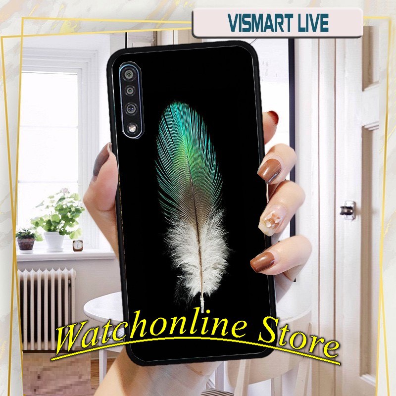 Ốp lưng Vsmart Live / Joy 3 / Active 3 / Joy 1+ / Bee 3 / Star / Joy 2+ họa tiết Lông vũ phủ bóng cao cấp