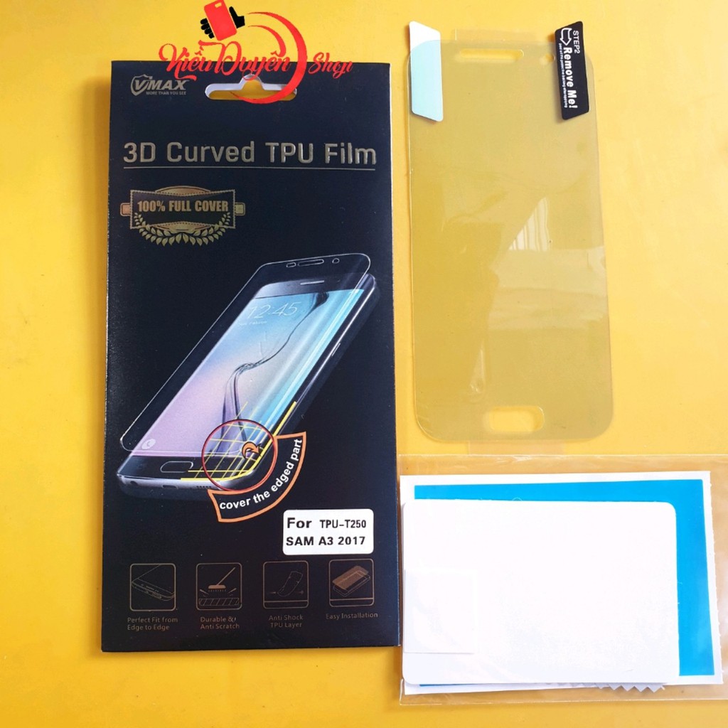 Miếng dán VMax full màn hình cho Samsung Galaxy Note 8,Note 5,J7 Prime,J5 Prime,A3 2017,A5 2017,A7 2017