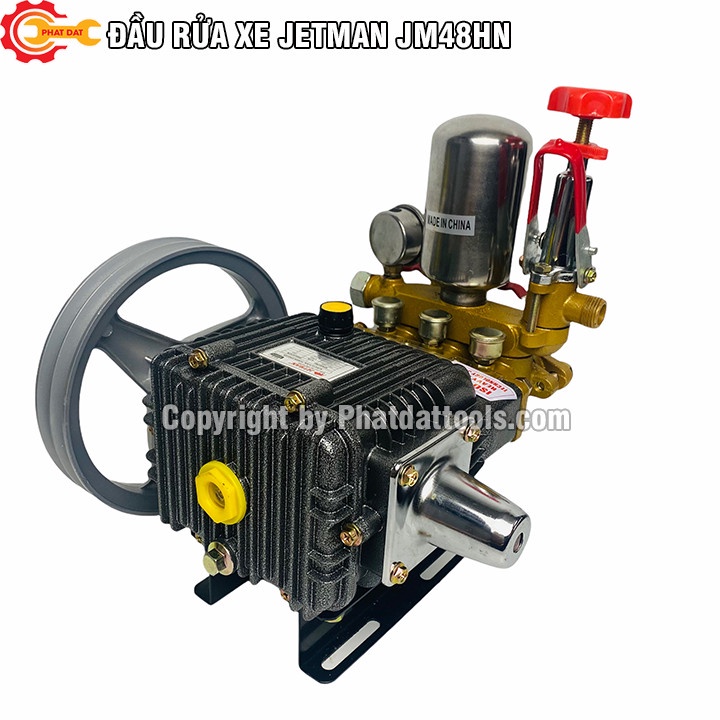 Đầu Bơm Xịt Rửa Xe Cao Áp JETMAN JM48HN - Chuyên Dụng Xịt Rửa Oto, Xe Máy, Vệ Sinh Máy Móc, Nhà Xưởng, Sân Vườn