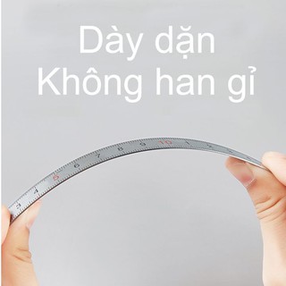 Thước Kẻ Thép Không Gỉ BAOKE 15 CM/ 20 CM/ 30 CM, thước sắt