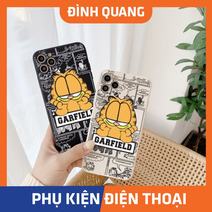 Ốp lưng mèo garfield 6/6plus/6splus/7/7plus/8/8plus/x/xr/xs/11/12/pro/max/plus/promax - ĐQ Store