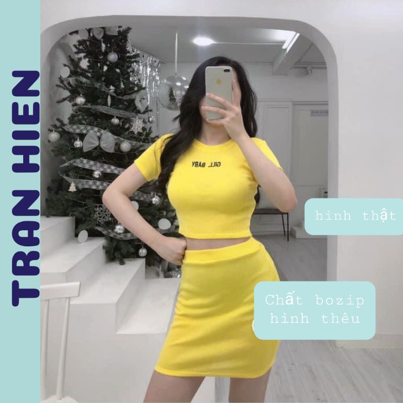 Set áo kèm chân váy