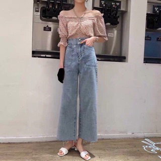 QUẦN JEANS LỬNG ỐNG RỘNG