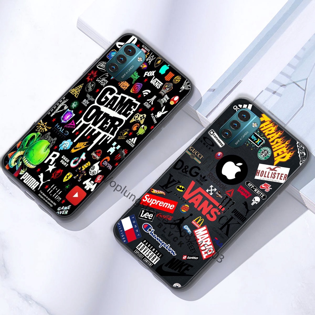 Ốp lưng Nokia G11 / G21 / G11 Plus / G22 in hình thương hiệu thời trang đa sắc cá tính.