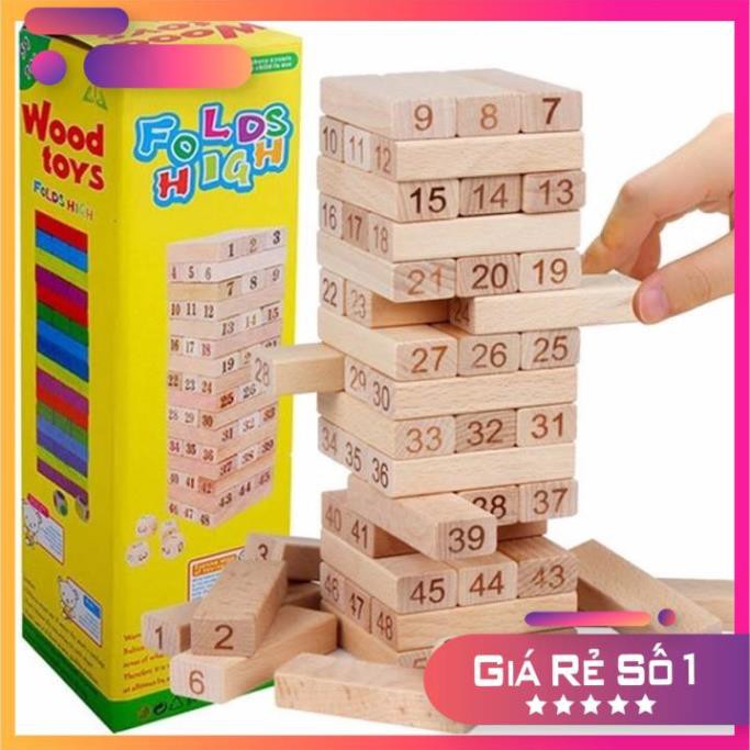 Sale lớn:  Rút gỗ số - Jenga cỡ lớn cao cấp