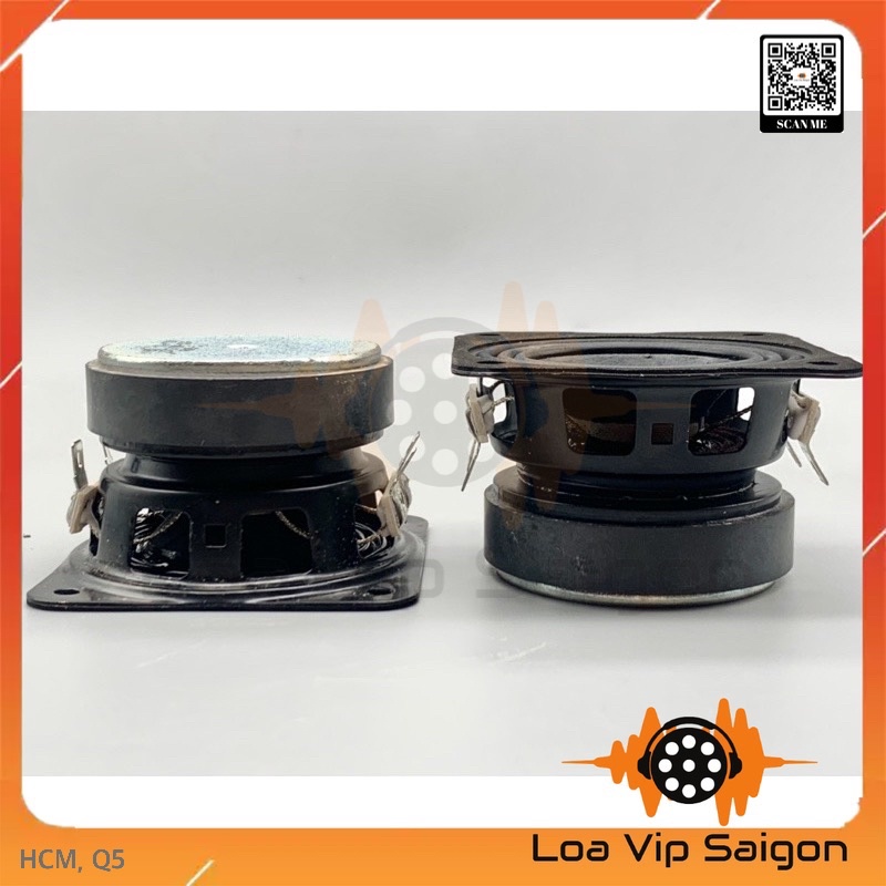 [1 CÁI] Loa toàn dải Peerless 3inch 2coil (2 x 8ohm 10w) âm chuẩn, đều dải