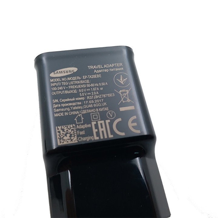 Củ sạc nhanh Samsung chính hãng (Fast Charger 2.0 Samsung) - có 2 màu