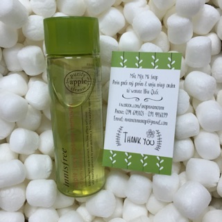 Tẩy trang mắt môi táo xanh innisfree apple juicy lip & eye remover