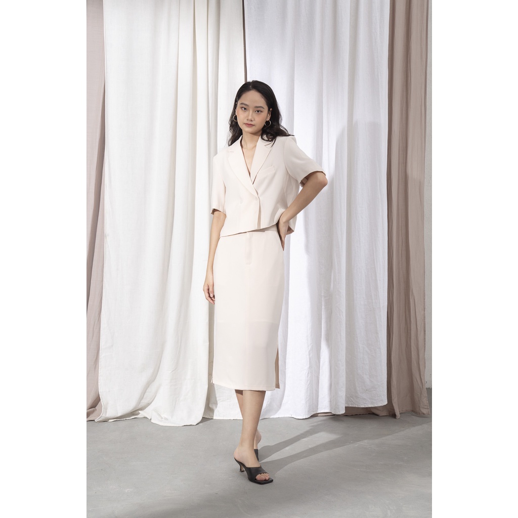 Happy Zoo - Áo tay ngắn pijama crop ( 2 màu )