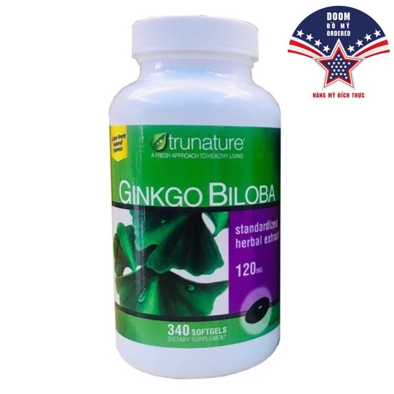 [Hàng Mỹ] Viên uống Ginkgo Biloba 340 Viên - Mẫu Mới