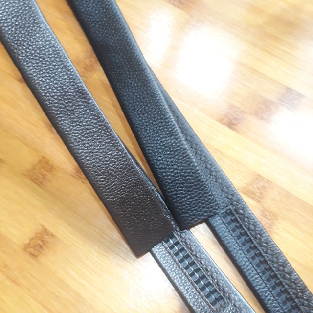 Dây nịt nam thắt lưng nam da bò thật liền miếng