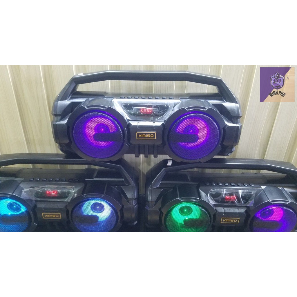 Loa Bluetooth KIMISO KM-S1 -S2 - Tặng Kèm Mic Hát Karaoke -Bảo  Hành 3 Năm -Hàng Loại 1