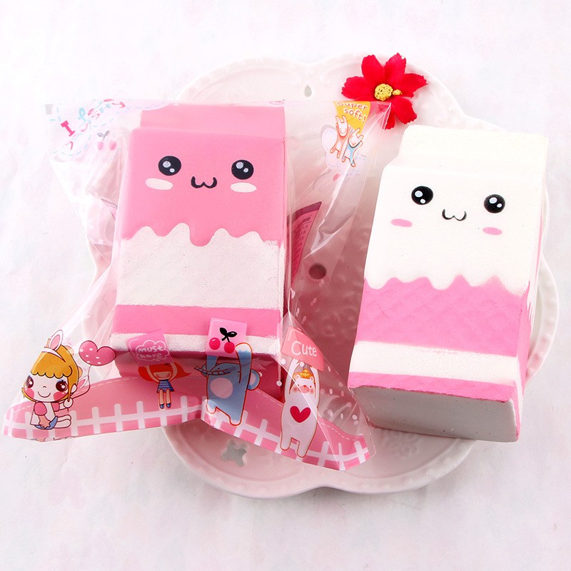 Squishy hộp sữa 12cm rất chậm tăng có mùi thơm và mềm (tặng kèm bao bì)