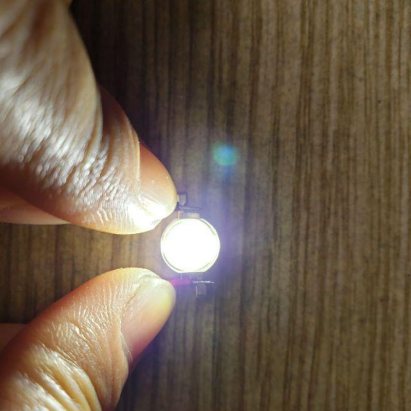 Sét 5 chíp Led 2 Pin 3W White LED Bead Emitters 170-190Lm 6000K