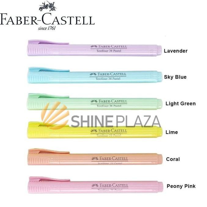 Faber-Castell (Hàng Mới Về) Phấn Bắt Sáng Màu Pastel 38 Màu Sắc