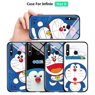 Ốp oppo ốp lưng kính in hình Doremon cho OPPO A53 A93 A12 A31 A3s A5s A12e A37 A39 A57 A52 A92 A83 Reno 2 [Giá Xưởng]