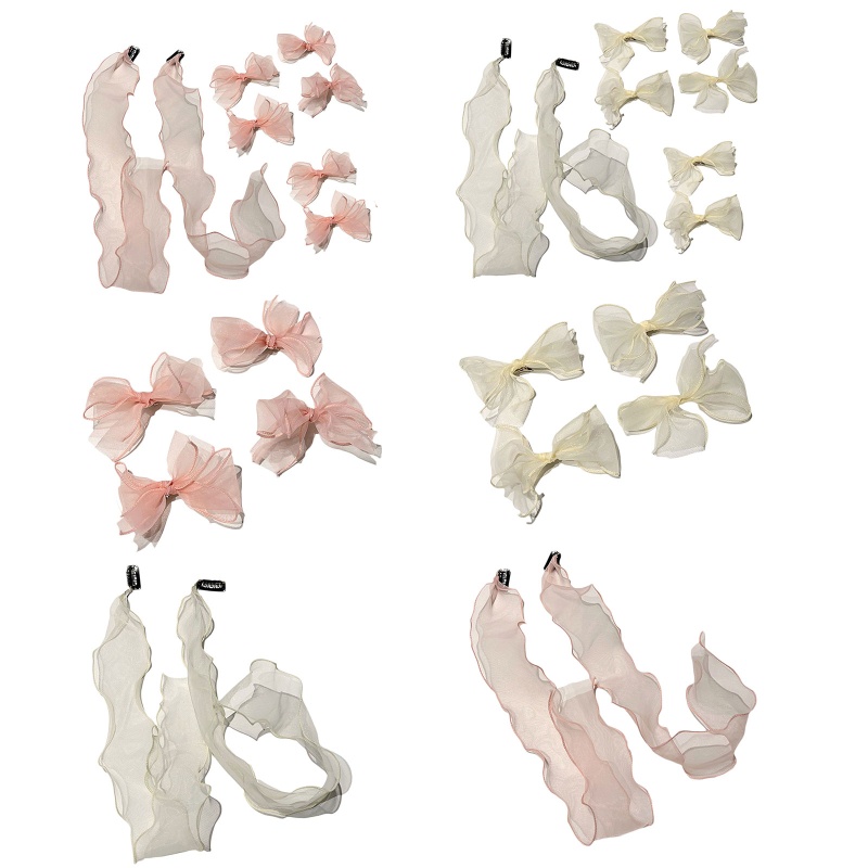 Kẹp Tóc Nơ Lưới Xinh Xắn Cho Nữ