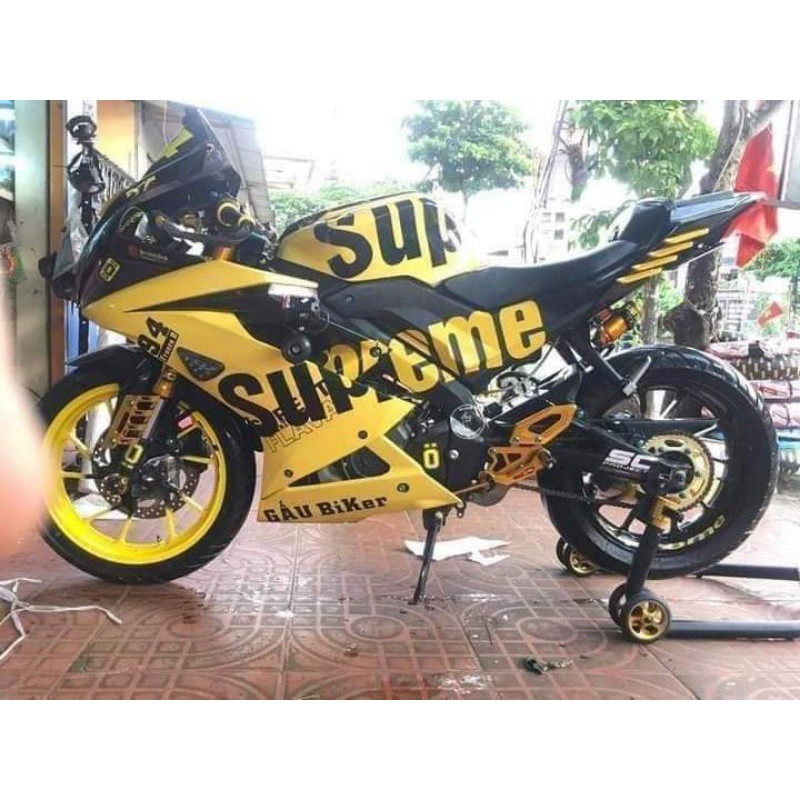 Nhông xích đĩa cho xe Yamaha R15 v3 loại 10li