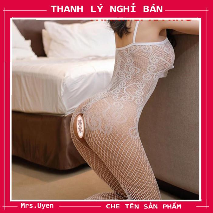Bộ Ngủ Body Liền Thân Hở Đũng Gợi Cảm, Bodysuit Ren Lưới Hai Dây Sexy, Bodystocking Mã: Bst001 | BigBuy360 - bigbuy360.vn