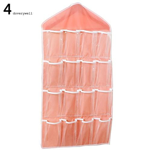 Túi 16 ngăn đựng đồ treo tủ quần áo tiện dụng kích thước 80x42cm