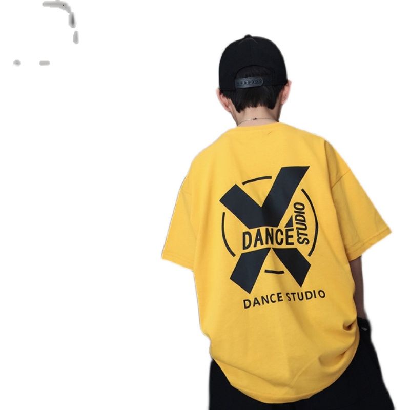 Áo Thun Tay Ngắn In Chữ Phong Cách Âu Mỹ Thời Trang Cho Bé Trai