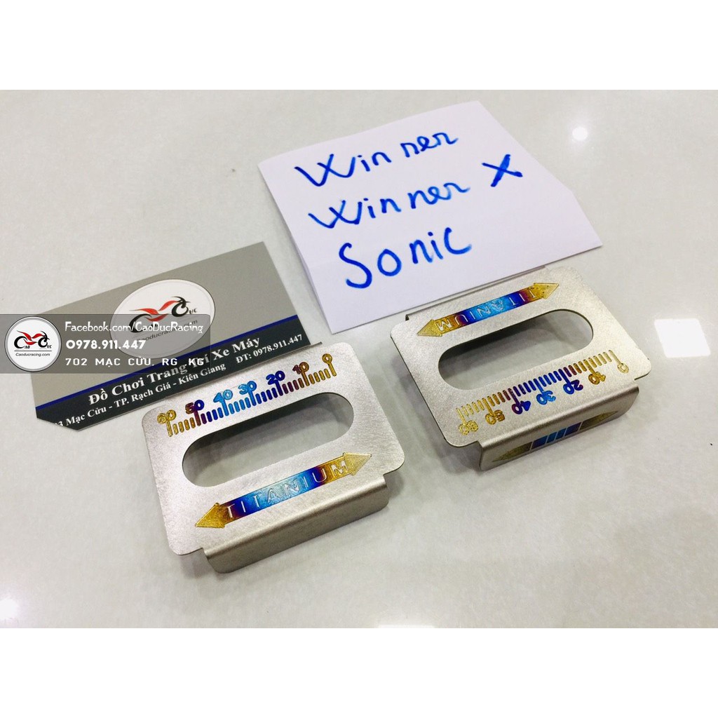 PASS KẸP GẮP TĂNG SÊN TITAN EX150 135 WINNER SONIC RAIDER nẹp pát tăng sên