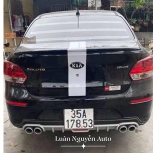Lippo, Lip Chia Pô,Ốp Cản Sau Cho xe Kia Soluto Hàng Cao Cấp Loại 1