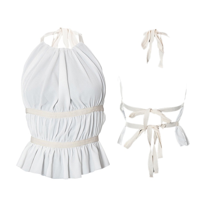 Áo Croptop Sát Nách Hở Lưng Gợi Cảm Cho Nữ