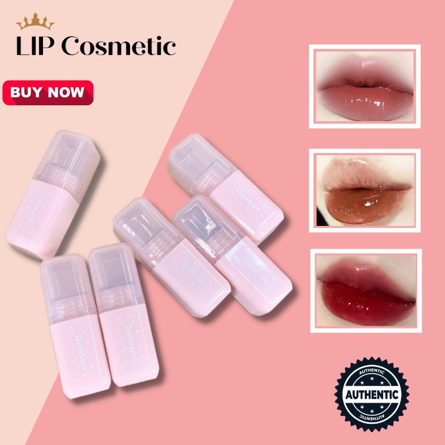Son bóng Daimanpu vỏ hồng lên màu tự nhiên căng mọng môi LIP Cosmetic