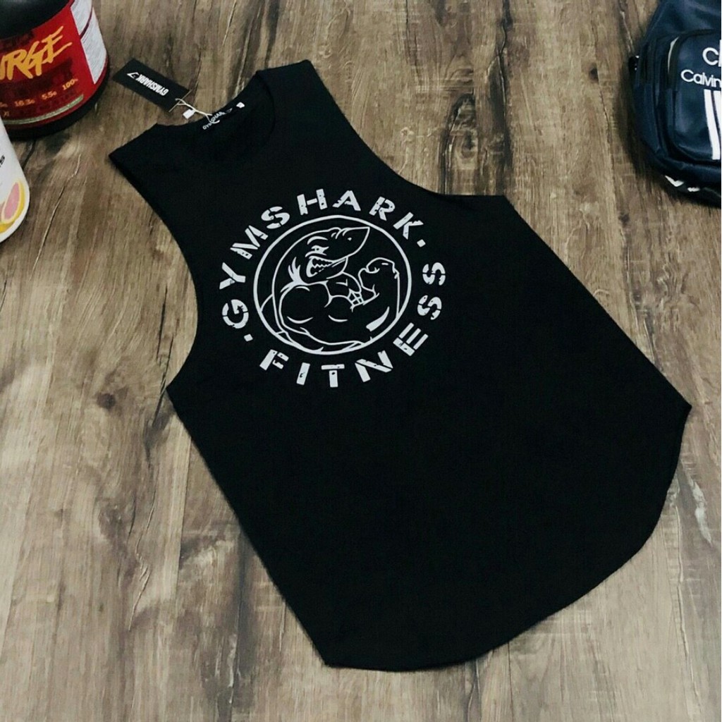 Áo tankop gym nam, áo ba lỗ tập gym nam Thun cotton 100% Xịn mát