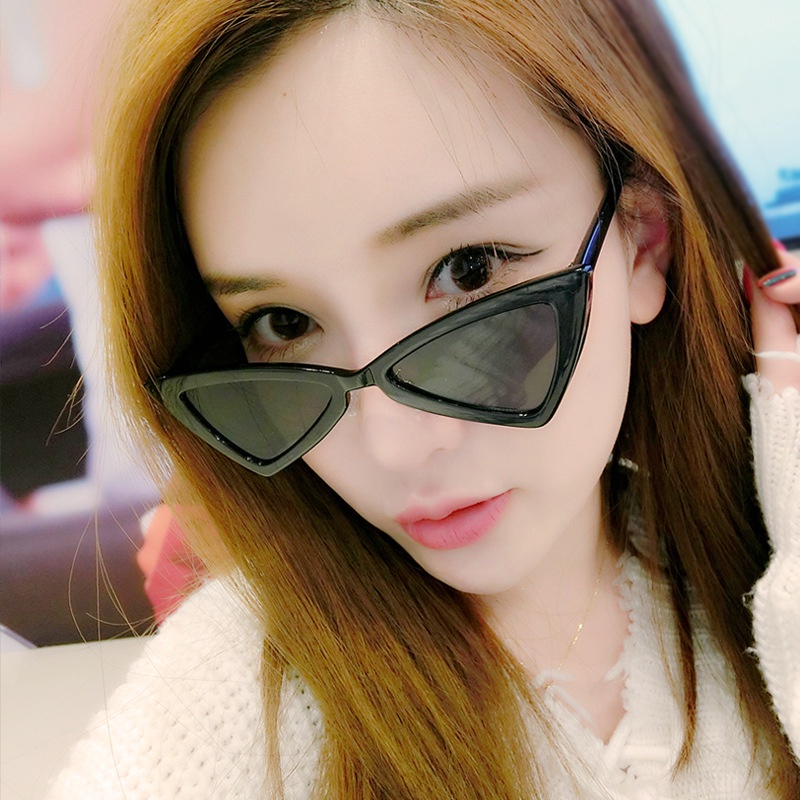 Kính mát KAIWENLOVE gọng mắt mèo tam giác phong cách Âu Mỹ cá tính thời trang cho nam và nữ