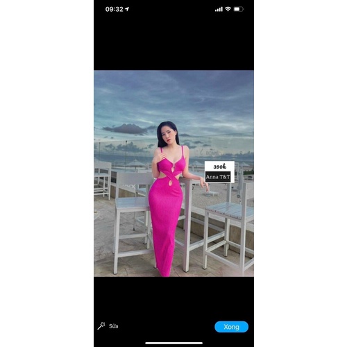 Đầm hai dây khoen tròn siêu hot kaka
