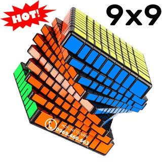 Rubik 9×9 Đẹp, Xoay Trơn, Không Rít, Độ Bền Cao. Đồ chơi Rubik 9 Tầng Stickers Viền Đen