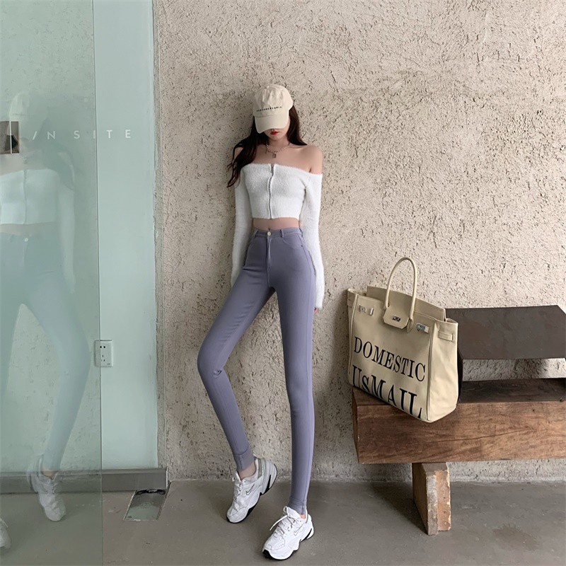 QUẦN JEANS ÔM THỜI TRANG NỮ