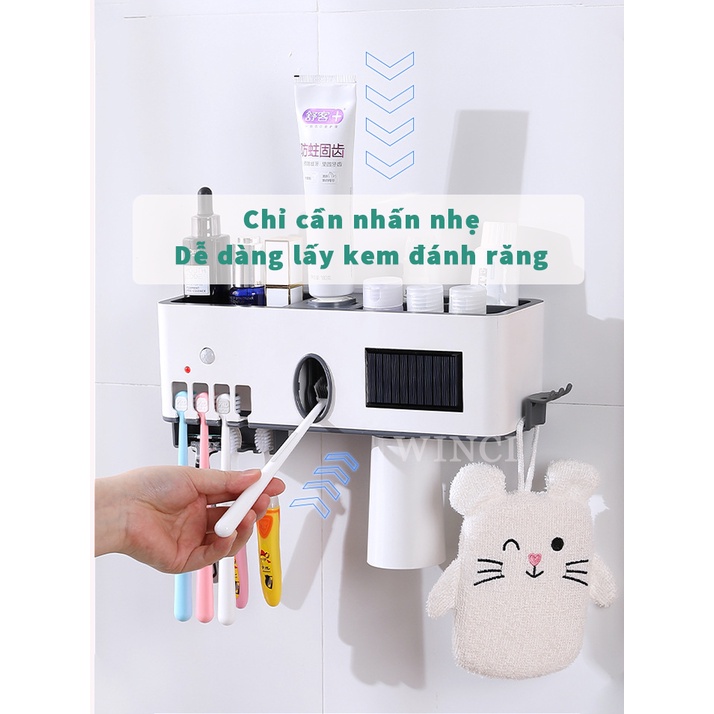 Giá treo, Khử khuẩn Bàn Chải Đánh Răng bằng tia UV, Chính hãng Winci, WinD2