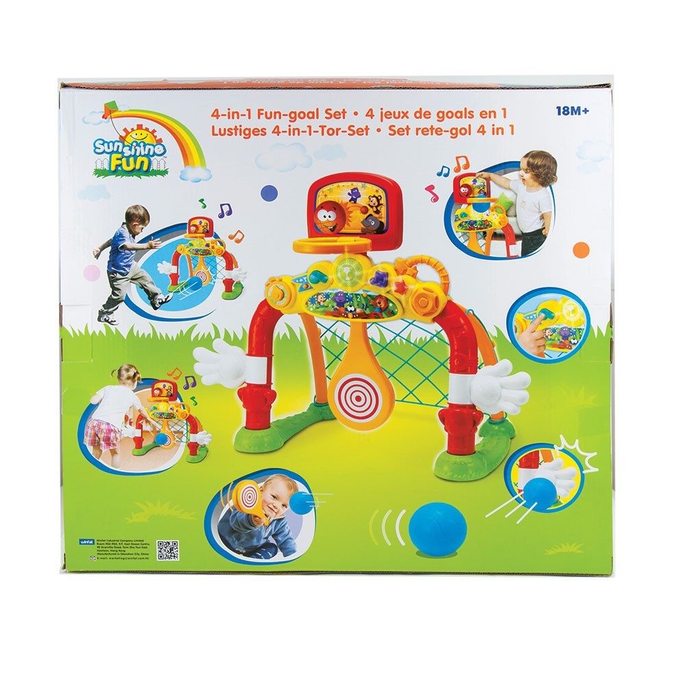 Cột lưới ném/thả bóng 4in1 Winfun 6001