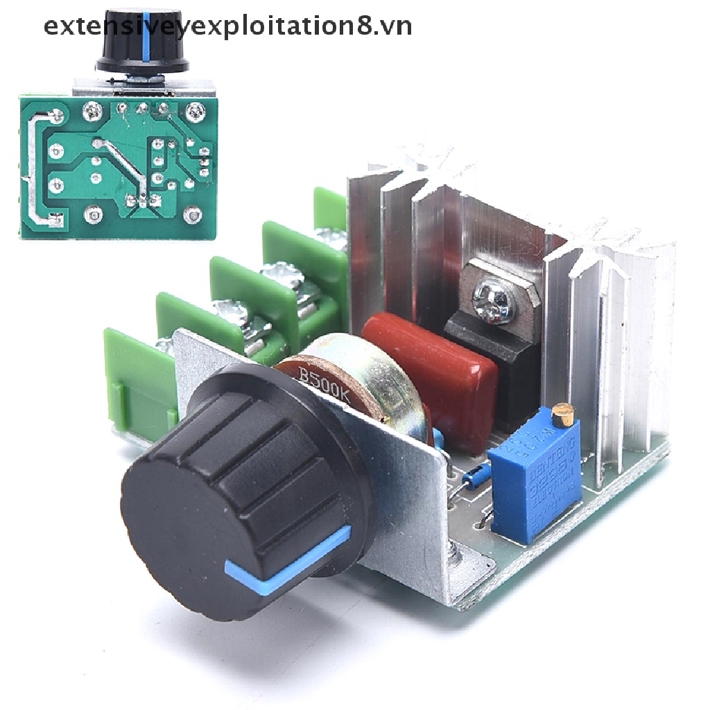 Đầu điều khiển tốc độ động cơ AC 50-220V 25A thay thế tiện dụng