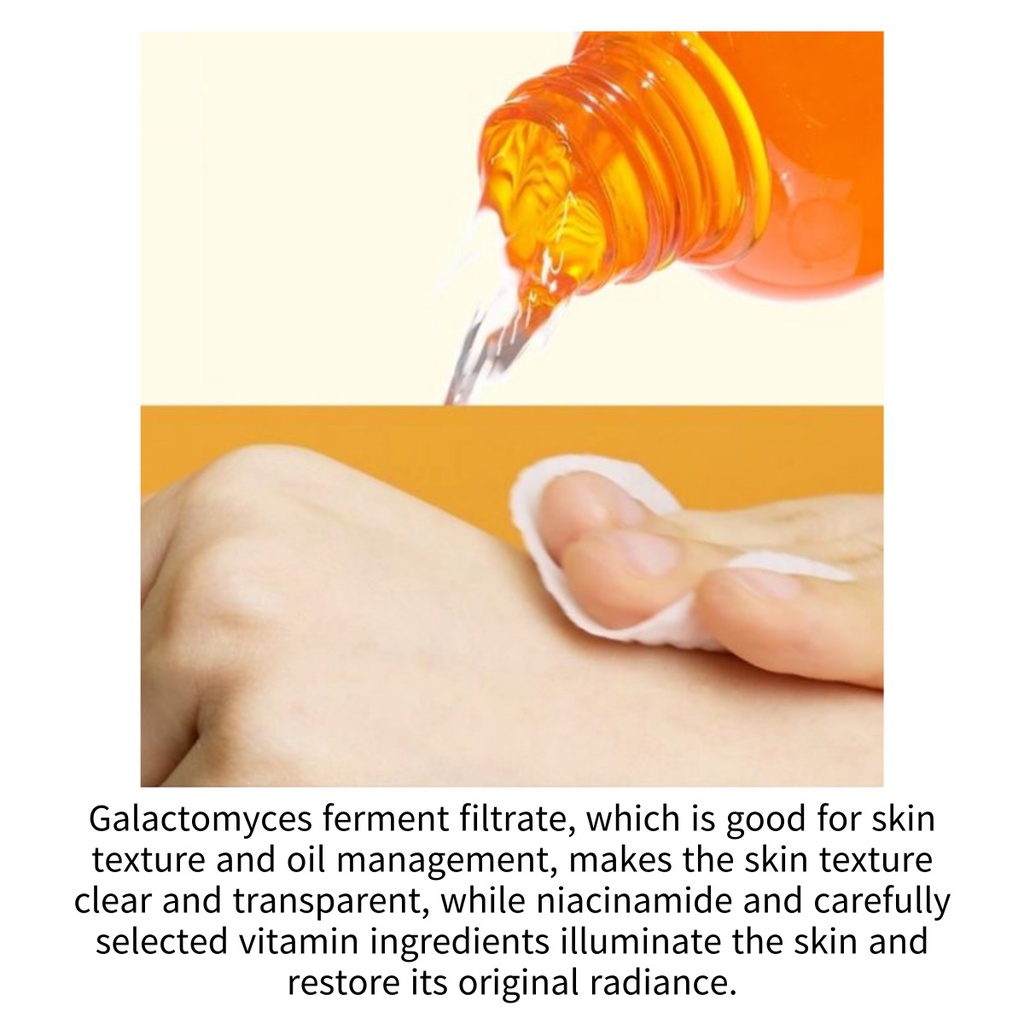 Galac Whitening Vita Toner 210ml Toner Galac Làm Trắng Da 210ml│Nhân Vật Manyo Trong Nhà Máy Đẹp Mắt Cao Cấp │Tinh Chất Dạng Ống Tiêm Chăm Sóc Da Mặt Dạng Gel Giúp Làm Sạch Dầu Gội Đầu