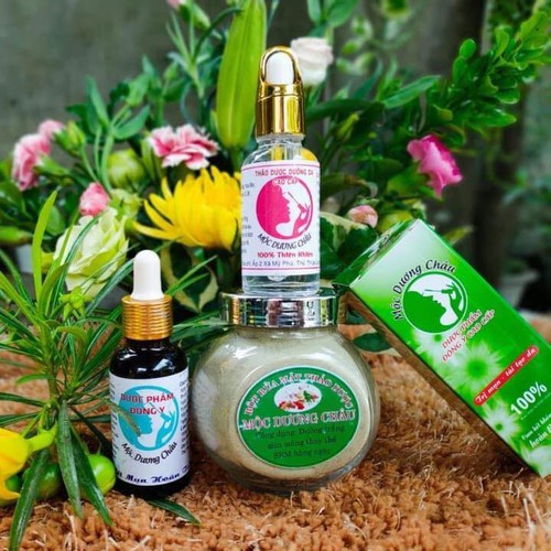 Combo Mộc Dương Châu Serum dưỡng da 30ml và Bột rửa mặt 100gr