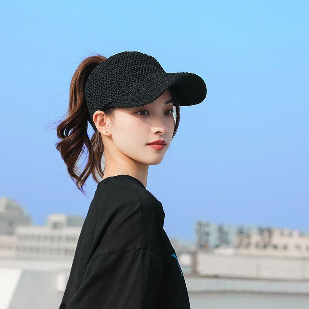 DARNELL Mũ Lưỡi Trai Cotton Chống Nắng Có Thể Gấp Gọn Sáng Tạo Thời Trang Mùa Hè Cho Nữ