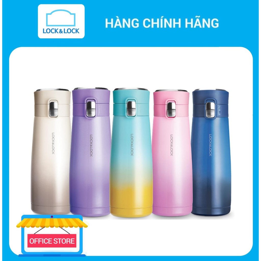 Bình giữ nhiệt Holiday Sunset I.d Tumbler 450ml Lock&amp;Lock - LHC3245 Nhiều màu   - Hàng chính hãng