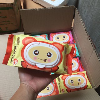 Khăn ướt thiên phúc, khăn giấy ướt đa năng gói 120 tờ tiện lợi - date dài hạn