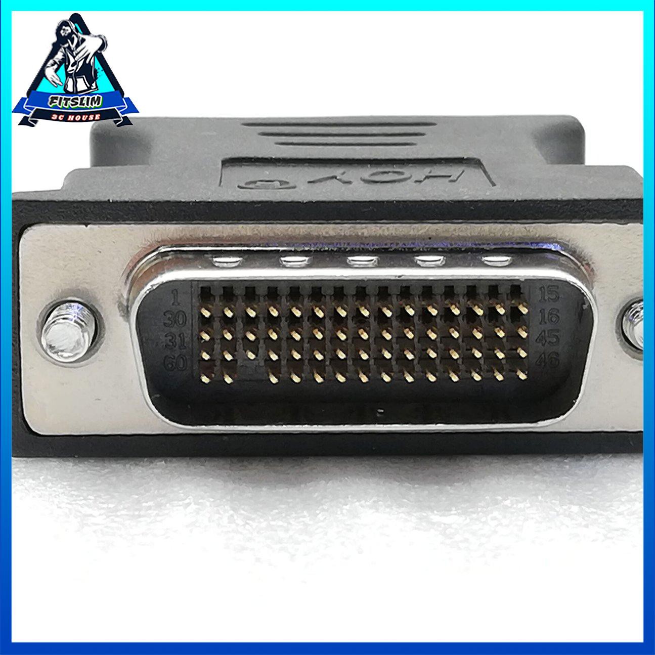 1 đến 1 DMS-59 DMS59 59Pin DVI Male to 1-Port VGA Female Video Y Splitter